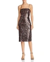 MILLY CHRYSTIE SEQUINED DRESS,213SR014084