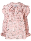 HORROR VACUI HORROR VACUI SCALLOPED BLOUSE - PINK