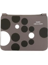 COMME DES GARÇONS COMME DES GARÇONS WALLET X CÔTE&CIEL POLKA DOT COMPUTER CASE