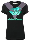 OFF-WHITE MODERN ROMANCE 全棉T恤 - 黑色