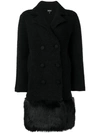 EMPORIO ARMANI SHORT DOUBLE-BREASTED COAT