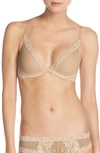 Natori Feathers Plunge T-shirt Basics Bra In White