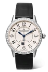 JAEGER-LECOULTRE Rendez-Vous Night & Day 29mm stainless steel, alligator and diamond watch