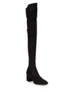 VALENTINO GARAVANI Suede Over-The-Knee Boots