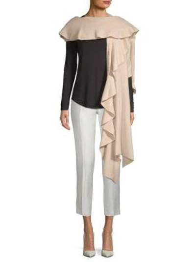Portolano Ribbed Cashmere Wrap In Camel