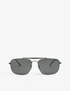 Ray Ban Square-frame Sunglasses In Black