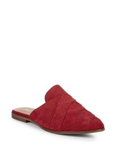 Seychelles Existence Suede Mules In Red