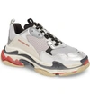 Balenciaga Men's Triple S Mesh & Leather Sneakers In Noir Multi 2