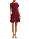 THEORY Modern Seamed Fit-and-flare Dress