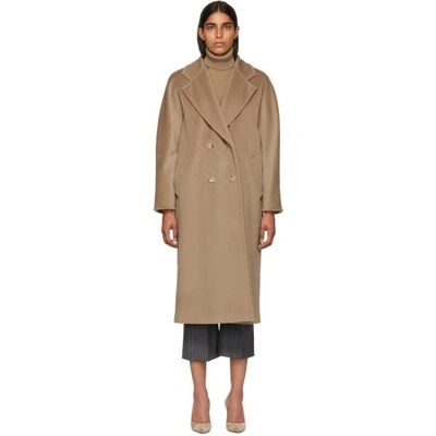 Max Mara Tan Madame Coat In 001 Camel