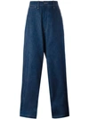 E. TAUTZ 'FIELD' WIDE LEG JEANS