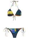 Lygia & Nanny Printed Tulum Bikini In Multicolour