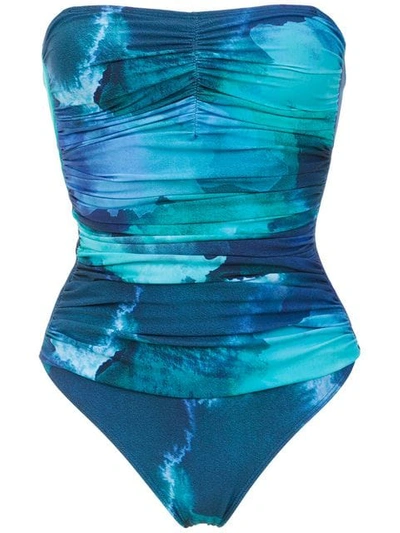 Lygia & Nanny Printed Melissa Swimsuit In Blue