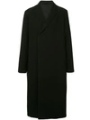 RICK OWENS RICK OWENS FLAG COAT - BLACK