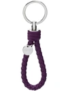 BOTTEGA VENETA BOTTEGA VENETA WOVEN KEYRING - 粉色