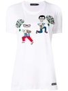 DOLCE & GABBANA EMBROIDERED T-SHIRT