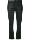 J BRAND CROPPED COATED JEANS