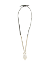 LANVIN CRYSTAL PENDANT NECKLACE