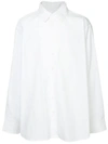 HED MAYNER HED MAYNER OVERSIZED PLAIN SHIRT - 白色