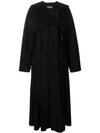 YOHJI YAMAMOTO FLARED MIDI COAT