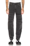 Y/PROJECT Y/PROJECT LAYERED DENIM IN BLACK