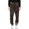 OFF-WHITE OFF-WHITE MULTICOLOR CAMO RECONSTRUCTED LOUNGE PANTS