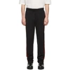 MISSONI BLACK ALL OVER LOGO LOUNGE trousers