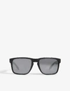 Oakley Holbrook Xl O-matter Polarised Square-frame Sunglasses In Black