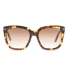 Tom Ford Amara Square-frame Sunglasses In Tortoise Brown