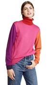 FACETASM COLORBLOCK TURTLENECK