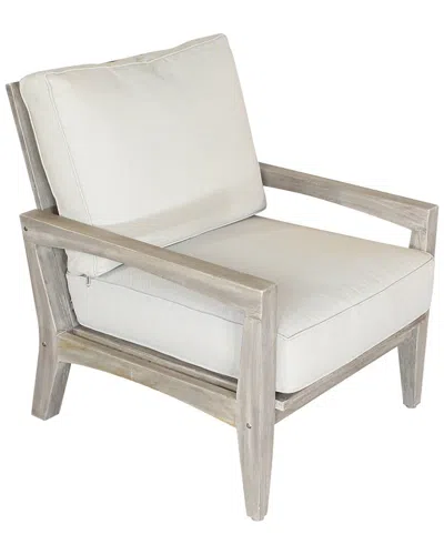 16 Elliot Way Courtyard Casual Surf Side Outdoor Club Chair With Cushions In Neutral