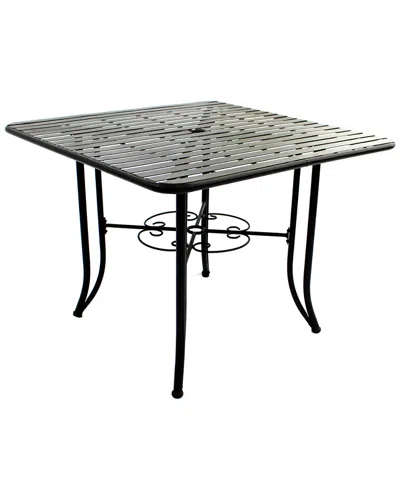 16 Elliot Way French Quarter Outdoor Dining Table In Gray