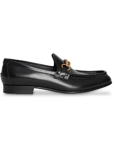 Burberry The Leather Link Loafer In Black