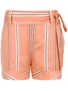 Olympiah Piaggia Shorts In Yellow
