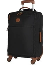 Bric's Brics Black X-travel Four-wheel Suitcase 55cm In Black