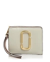 Marc Jacobs Snapshot Mini Compact Leather Wallet In Dust Multi/gold