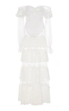 JONATHAN SIMKHAI RUFFLED BODYSUIT DRESS,698495