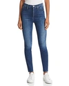 MOTHER THE STUNNER HIGH-RISE ANKLE SKINNY JEANS IN THE ROYAL TREATMENT,1521-505