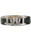 DSQUARED2 DSQUARED2 LOGO BUCKLE BELT - BLACK