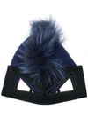 FENDI FENDI BAG BUGS BEANIE HAT - BLUE