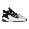 Y-3 Y-3 WHITE AND BLACK JAMES HARDEN EDITION BYB BBALL SNEAKERS