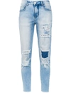 AMAPÔ AMAPÔ VIENA SKINNY JEANS - 蓝色