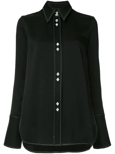 Ellery Walpole Slim Shirt - 黑色 In Black