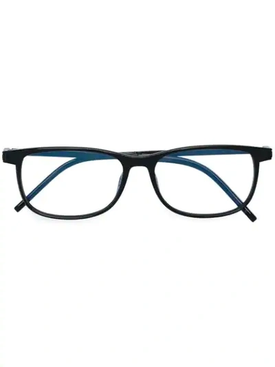 Saint Laurent Eyewear Rectangular Eyeglasses - 黑色 In Black