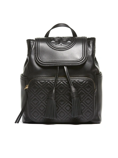Tory Burch Fleming Backpack In Nero