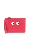 ANYA HINDMARCH LOLLIPOP CIRCUS LEATHER EYES ZIP-TOP POUCH,10709805