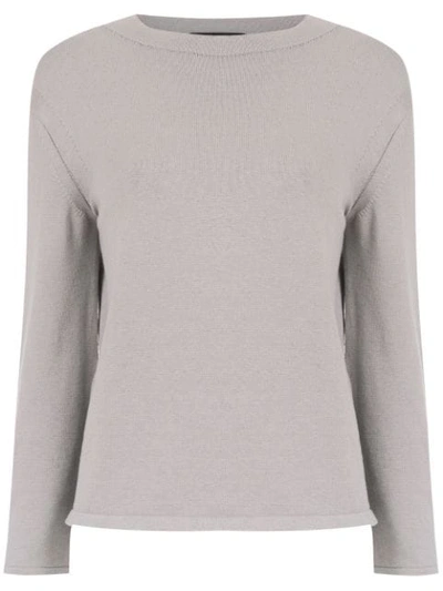 Alcaçuz Genilson Knitted Top - 灰色 In Grey