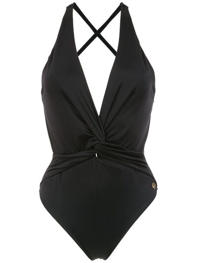 Brigitte Halterneck Swimsuit In Black