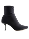 Sergio Rossi Selva Stretch Ankle Boots In Black
