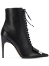 SERGIO ROSSI SERGIO ROSSI SR1 LACE-UP BOOTIES - BLACK